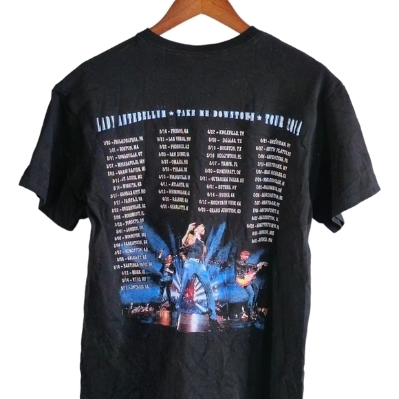 Lady‎ Antebellum Take Me Downtown Country Tour Concert Shirt Women's Size Medium - Picture 4 of 7